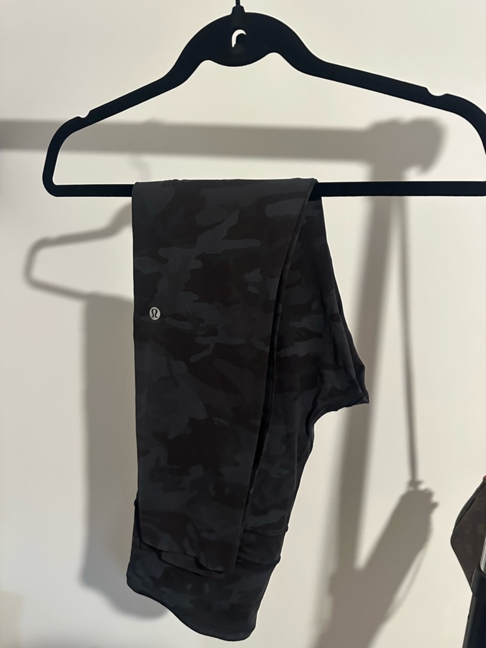 Lululemon Black Camo High-Rise Leggings